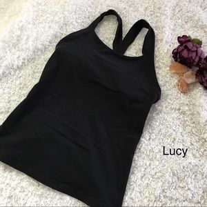 Lucy Powermax Tank. Black. Size Medium